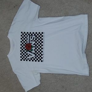 Vans white shirt